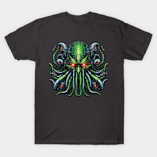 Biomech Cthulhu Overlord S01 D35 T-Shirt